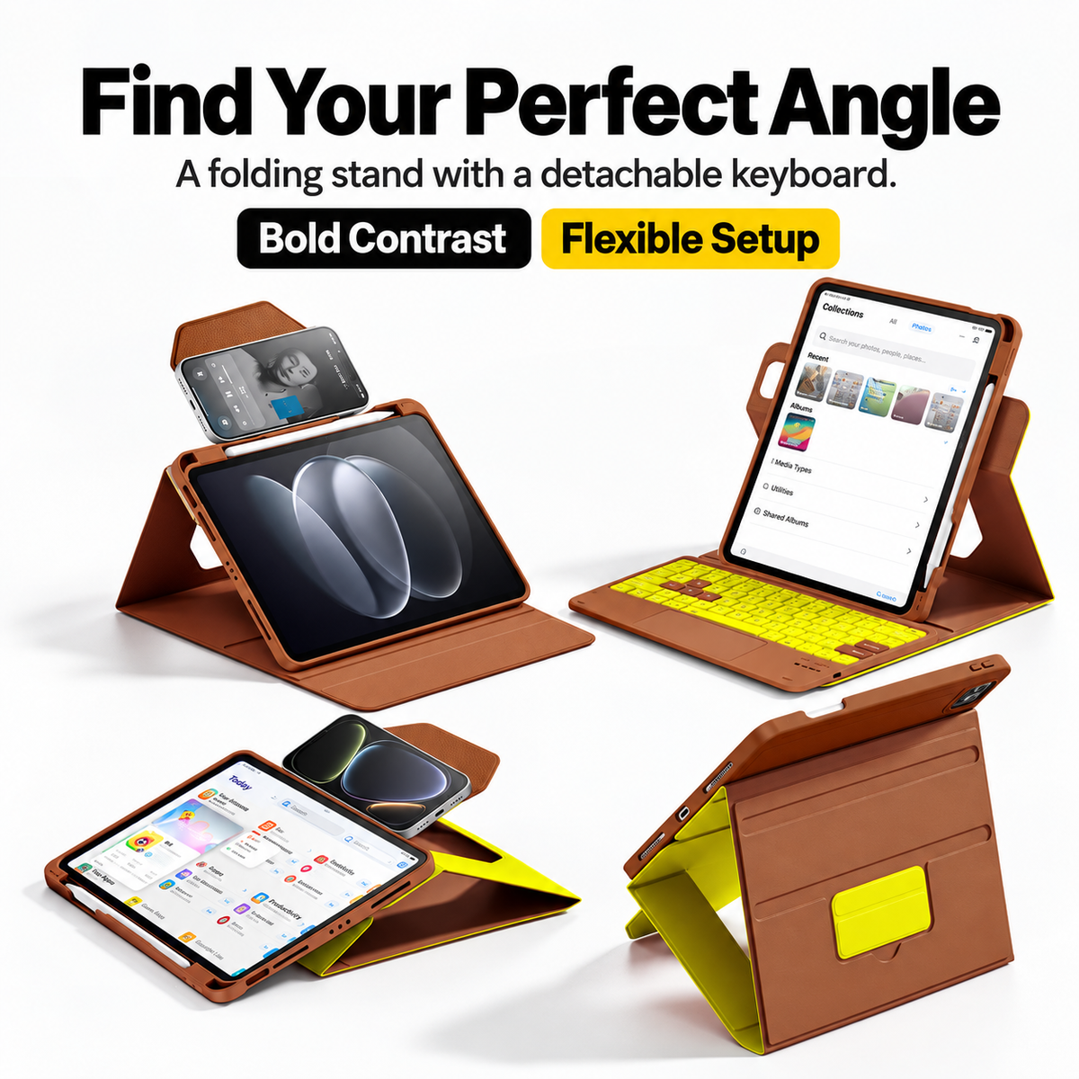 FlexLift Detachable Keyboard Case