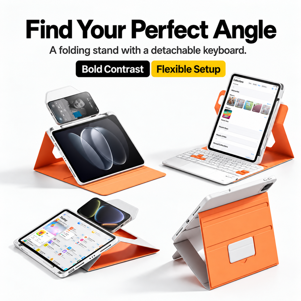 FlexLift Detachable Keyboard Case