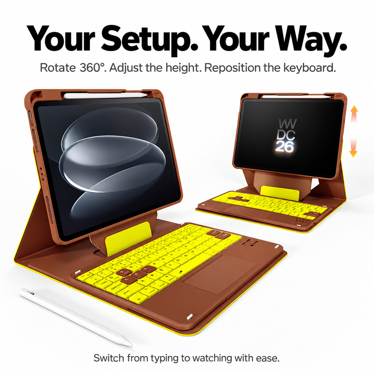 FlexLift Detachable Keyboard Case