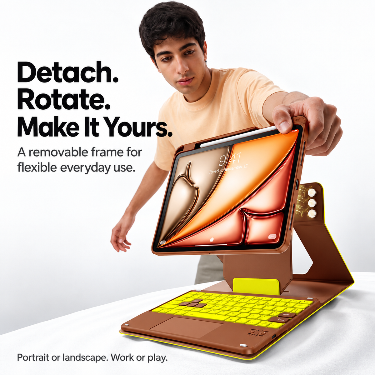 FlexLift Detachable Keyboard Case