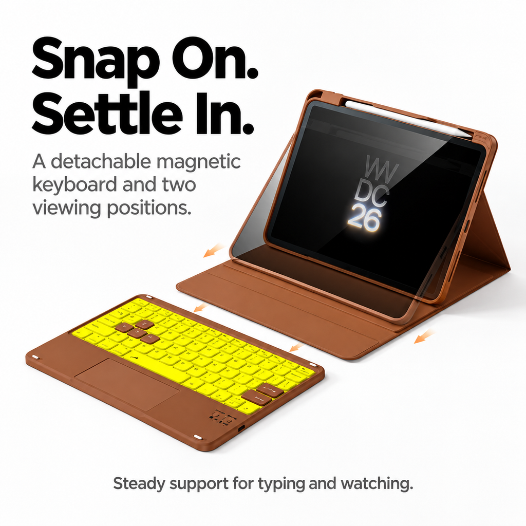 FlexLift Detachable Keyboard Case