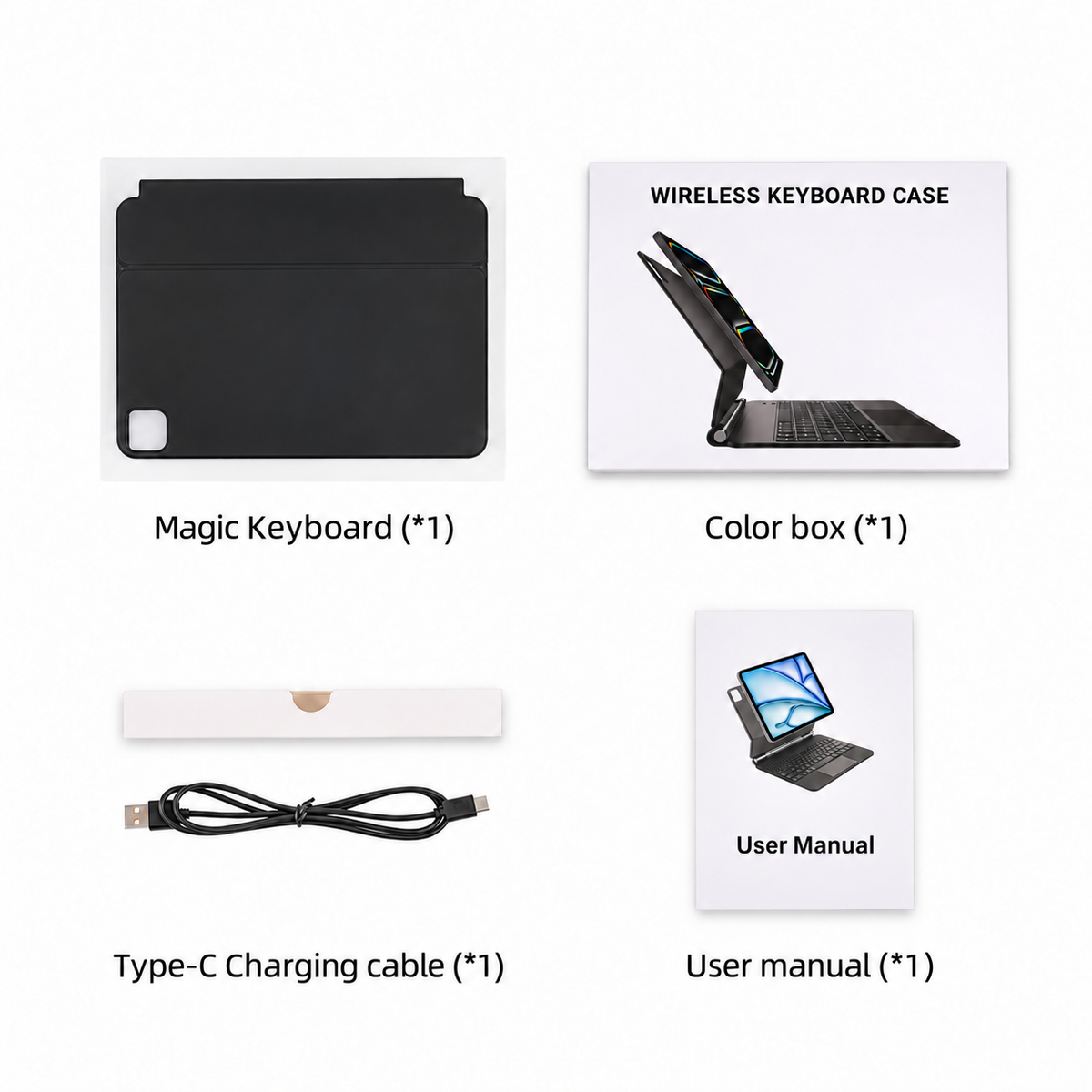 AceMagic— Keyboard Case for iPad 11th (A16, 2025), iPad 10th