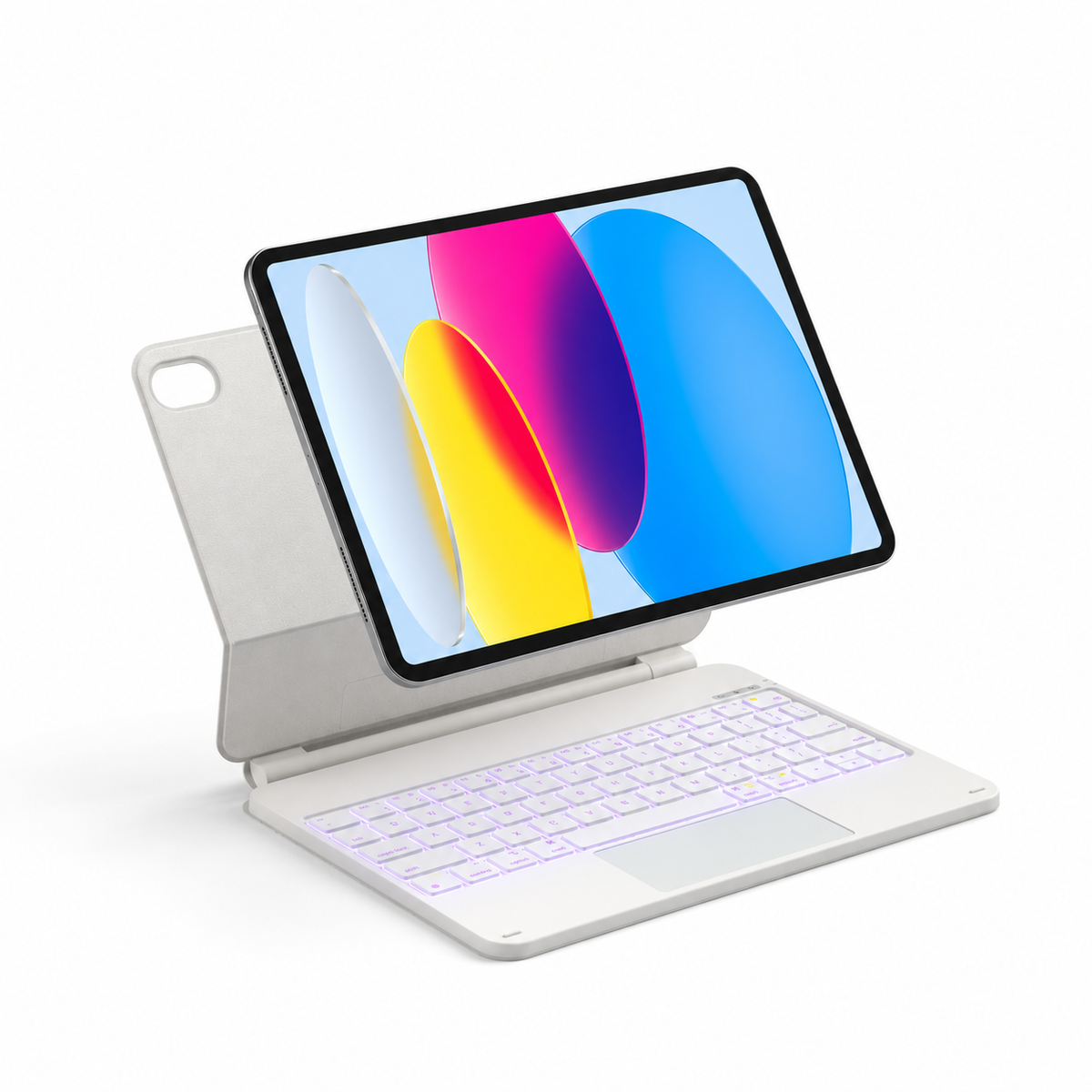 AceMagic— Keyboard Case for iPad 11th (A16, 2025), iPad 10th, White